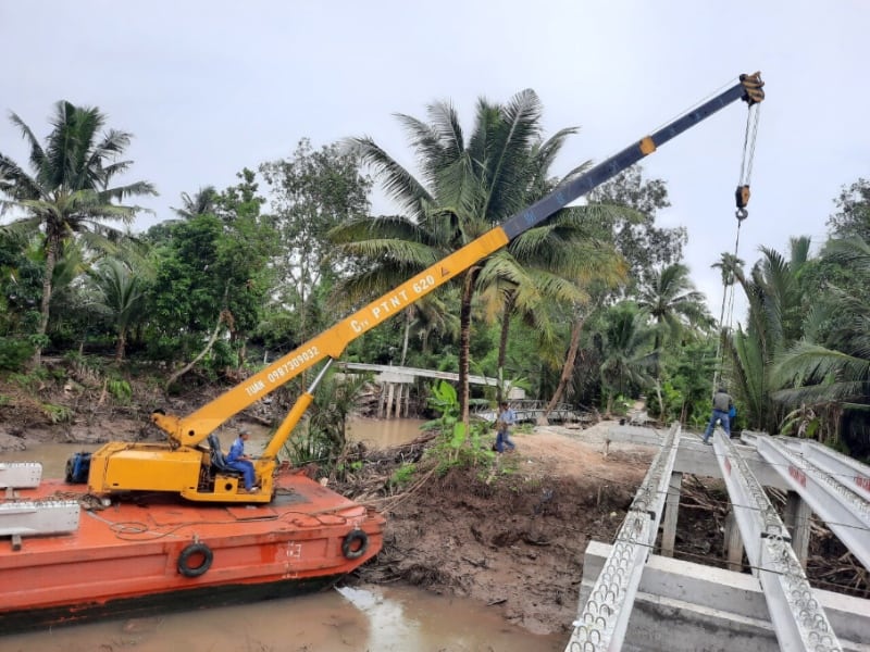 Cầu số 4 và Cầu số 5 – Cải tạo, nâng cấp đường vào KDC Bưng Kiến Vàng, Kế Sách, tỉnh Sóc Trăng