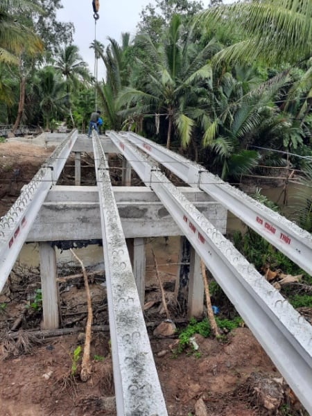 Cầu số 4 và Cầu số 5 – Cải tạo, nâng cấp đường vào KDC Bưng Kiến Vàng, Kế Sách, tỉnh Sóc Trăng